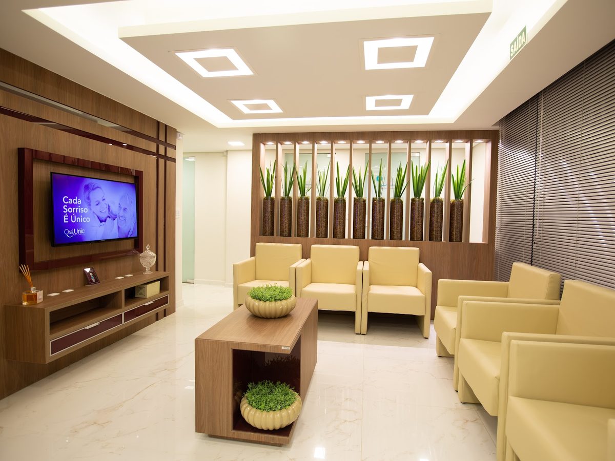 Sala de espera da Oral Unic Bento Gonçalves