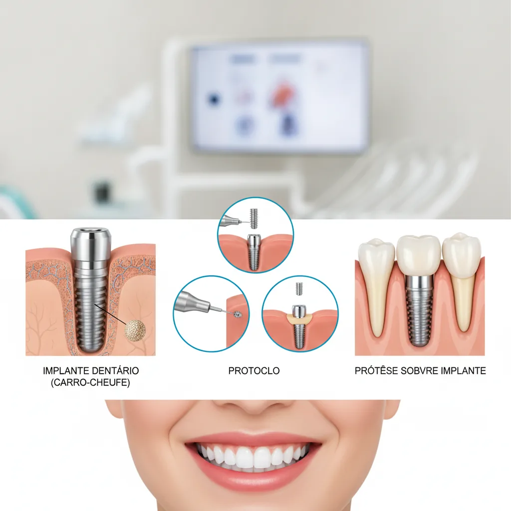 O que é osseointegração em implante dentário em Bento Gonçalves